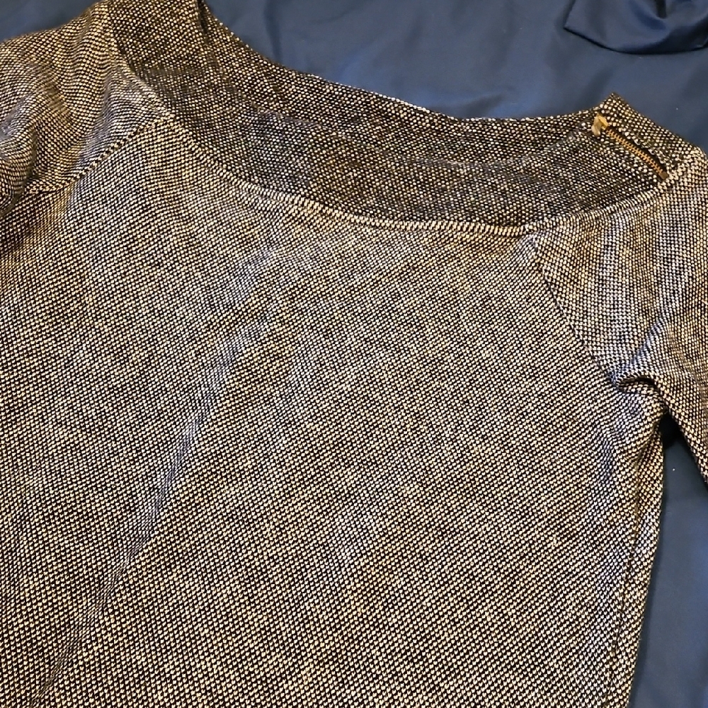 LOFT Black, Grey and White Sweater - Picture 5 of 5